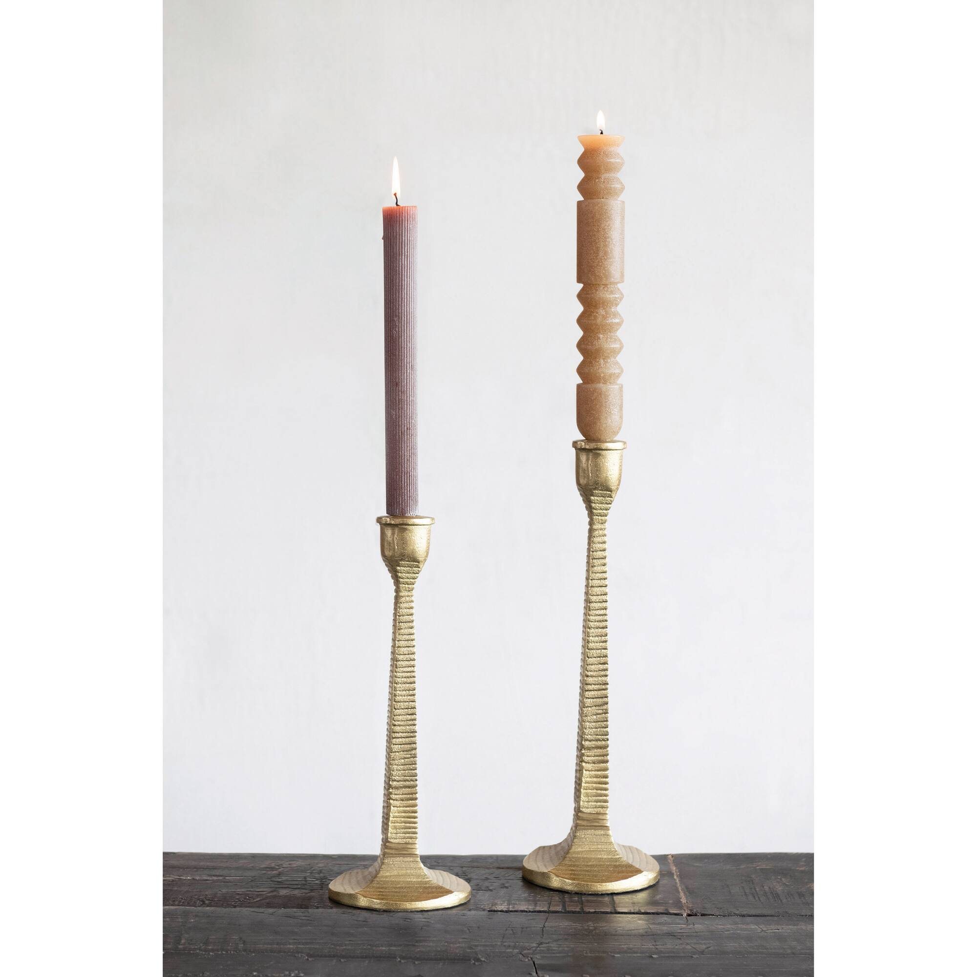 Hello Honey® Unscented Pleated Taper Candles in Box